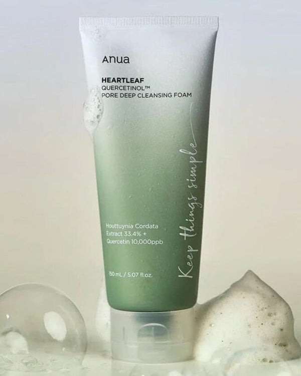 Anua – Heartleaf Quercetinol Pore Deep Cleansing Foam 150ml
