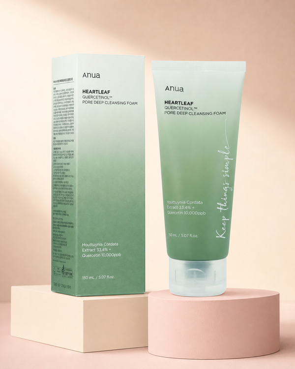 ANUA HEARTLEAF SUCCINIC PORE DEEP CLEANSING FOAM KOREA150ml