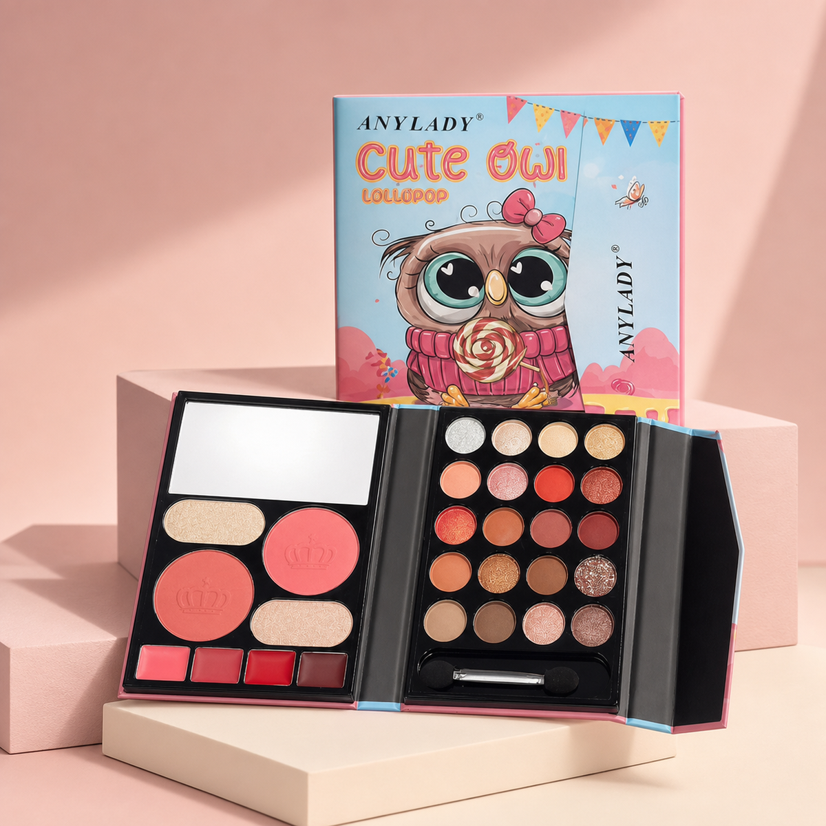 Anylady Cute Owl Eyeshadow Makeup Palette