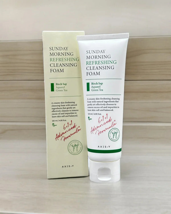 Axis-Y Sunday Morning Refreshing Cleansing Foam 120ml Korea