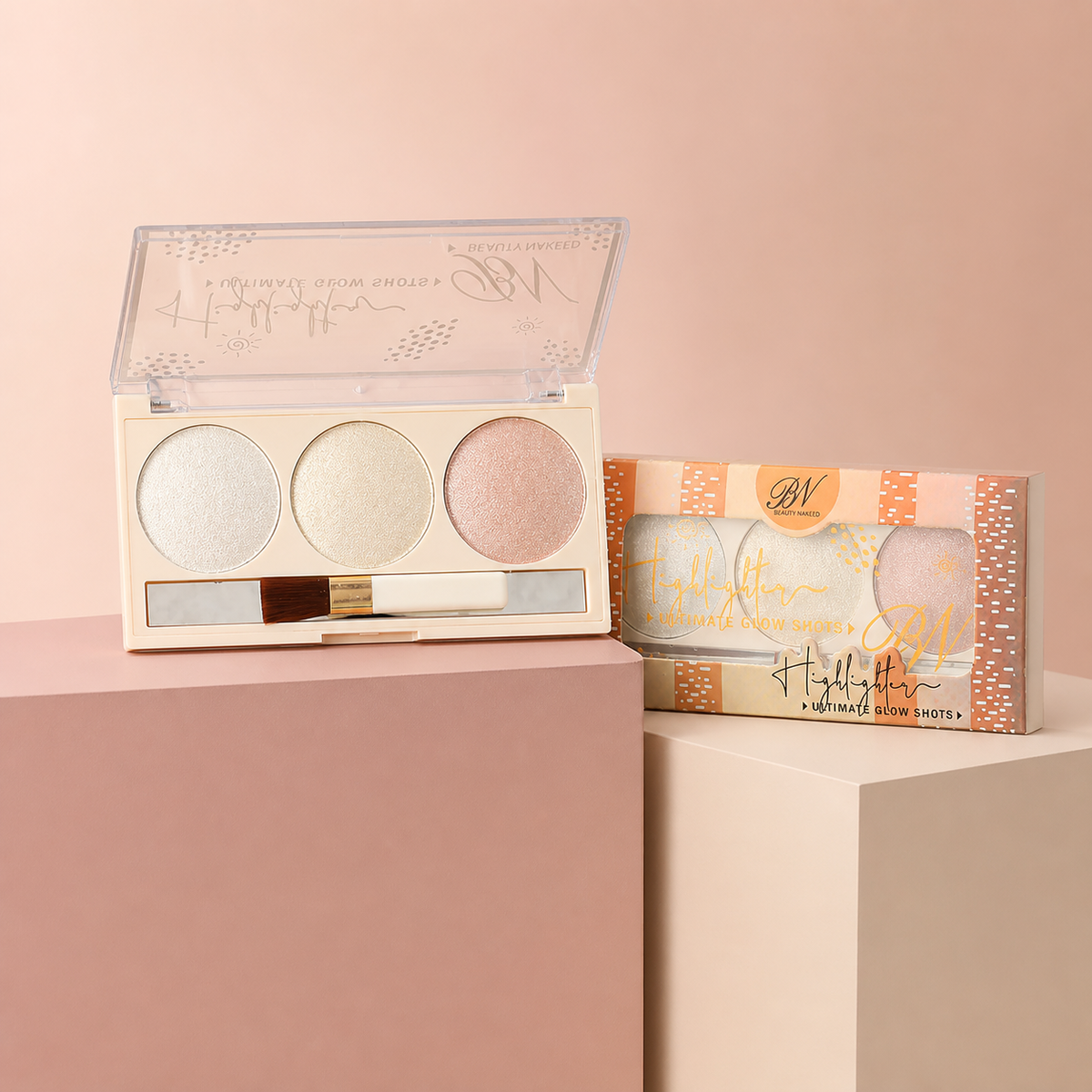 BN 3 Color Highlighter Ultimate Glow Palette