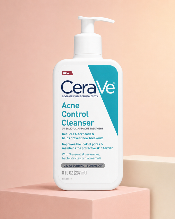 CERAVE ACNE CONTROL CLEANSER 2% SALICYLIC ACID ACNE TREATMENT 237ML