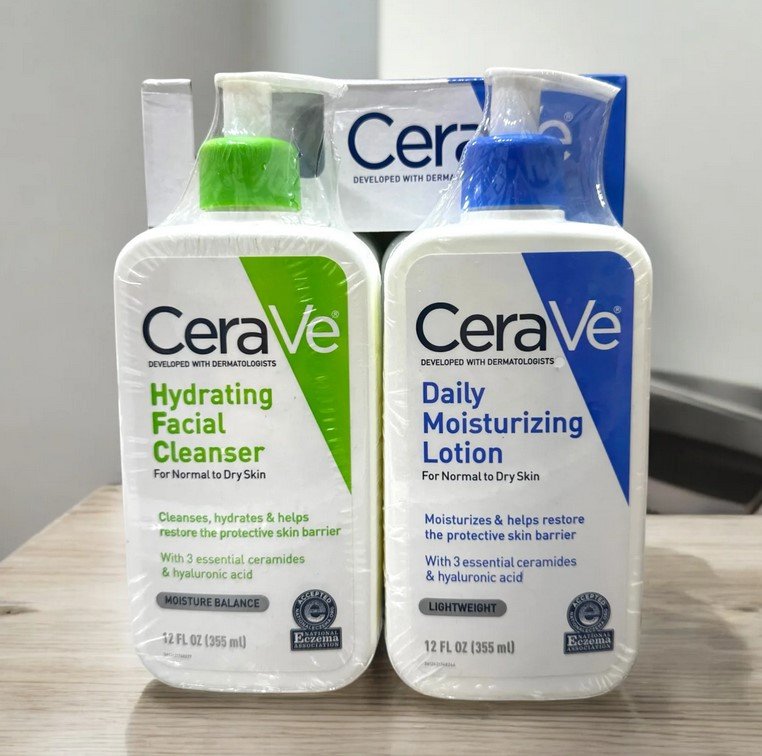 CeraVe Daily Moisturizing Lotion & Hydrating Cleanser Pack – 355ml