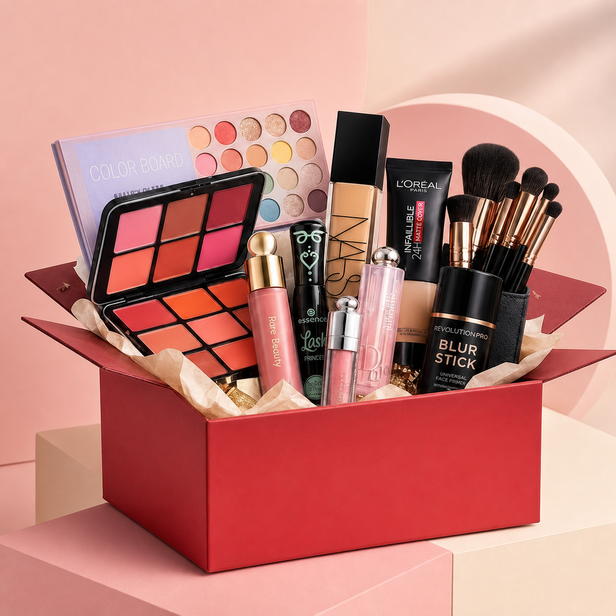 EDİ Mystery box Makeup 4 to 6 Makup products in all imported high end brands up to 15k worth products