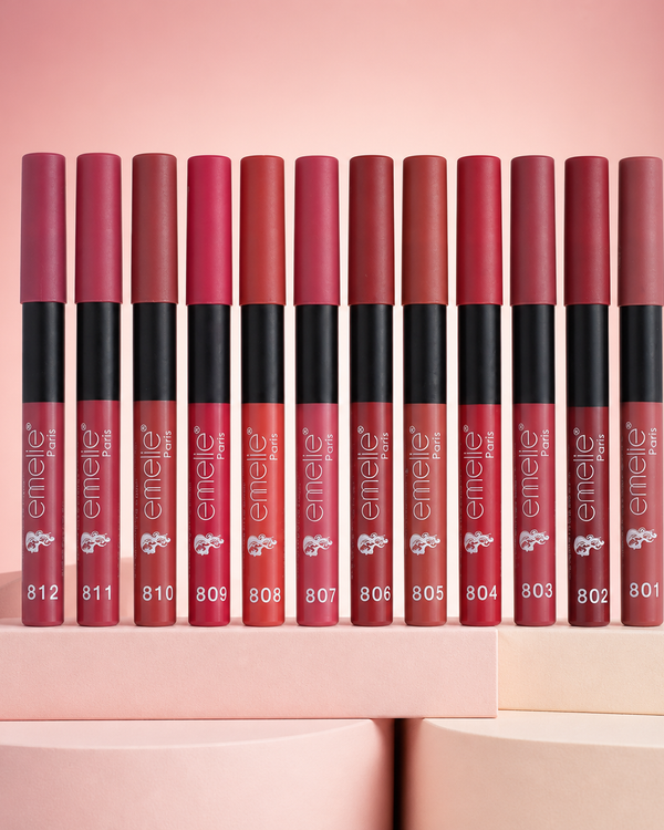 Emelie Matte 12 Lip Pencils Set