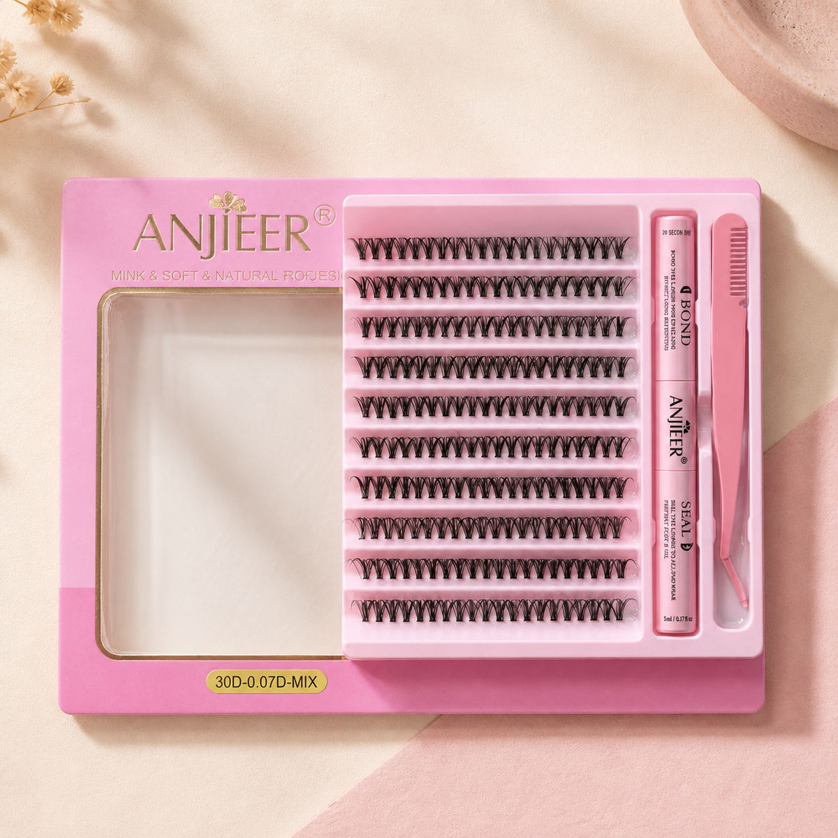 Eyelashes extensions anjieer pack