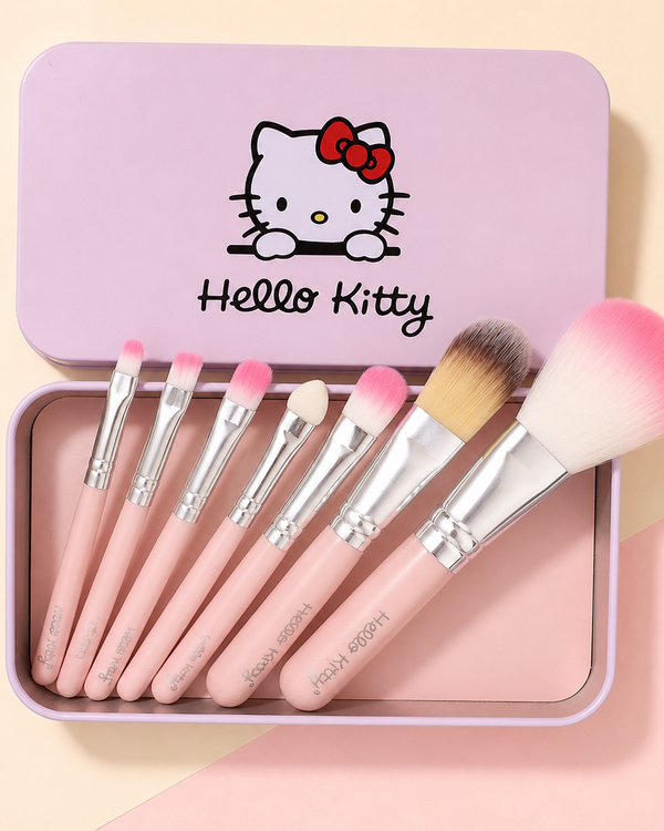 Hello Kitty Makeup Brush Set 7pcs