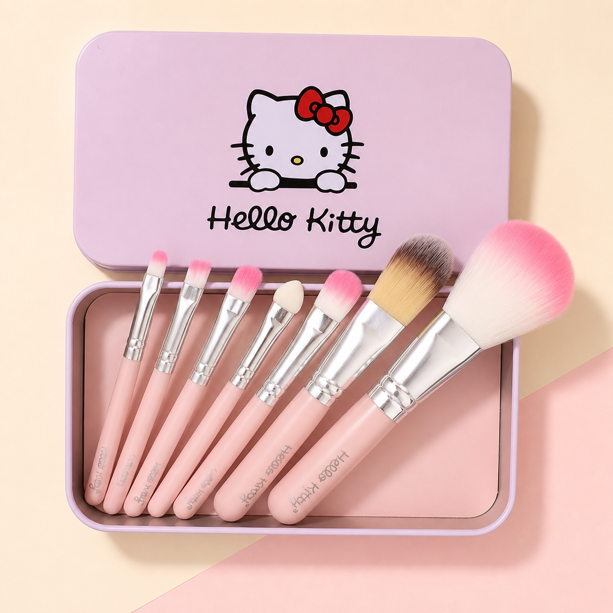 Hello Kitty Makeup Brush Set 7pcs