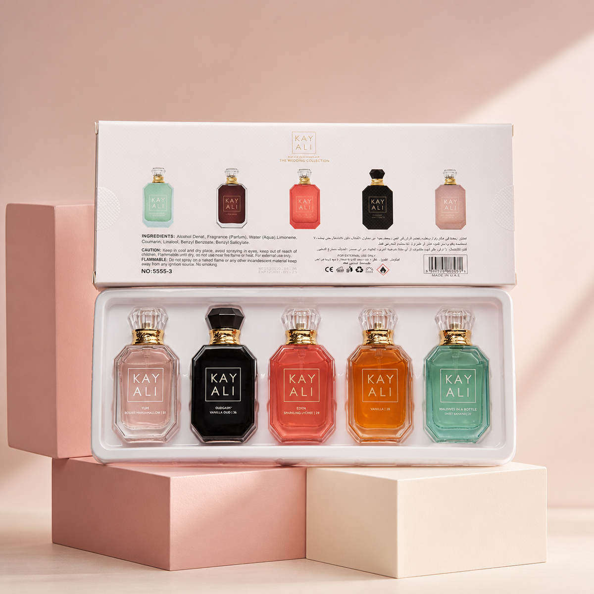 Kyali Perfum Gift Set 5-Piece’s 30ml