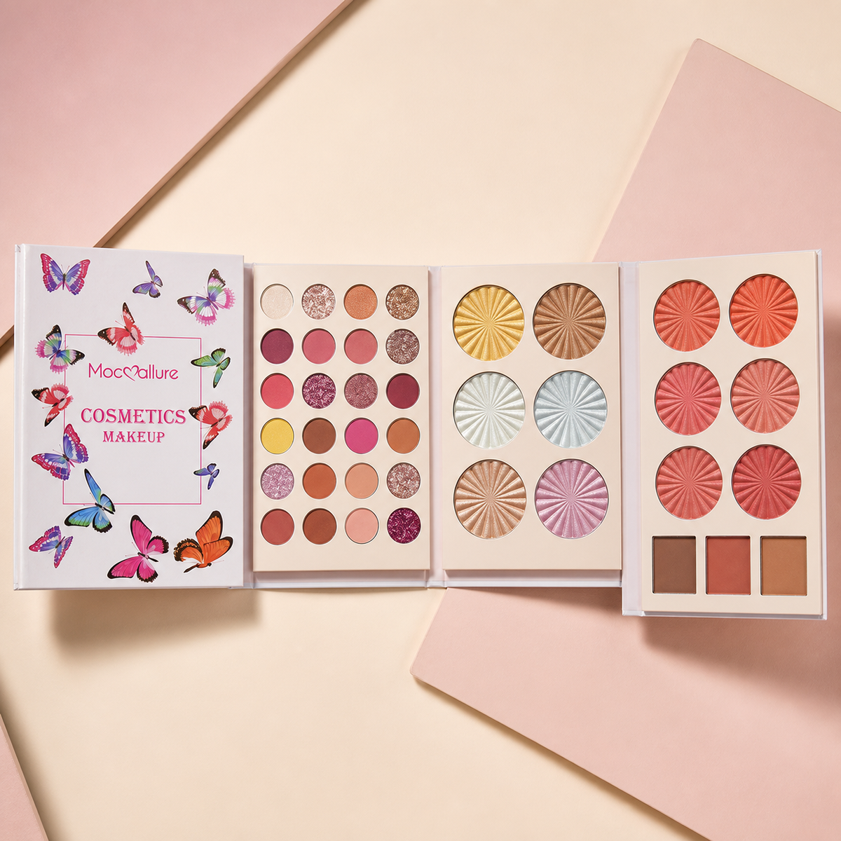 Mocallure Makeup Book Palette – 4 In 1