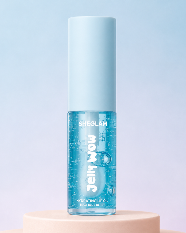 SHEGLAM Jelly Wow Hydrating Lip Oil-Mali-Blue Berry