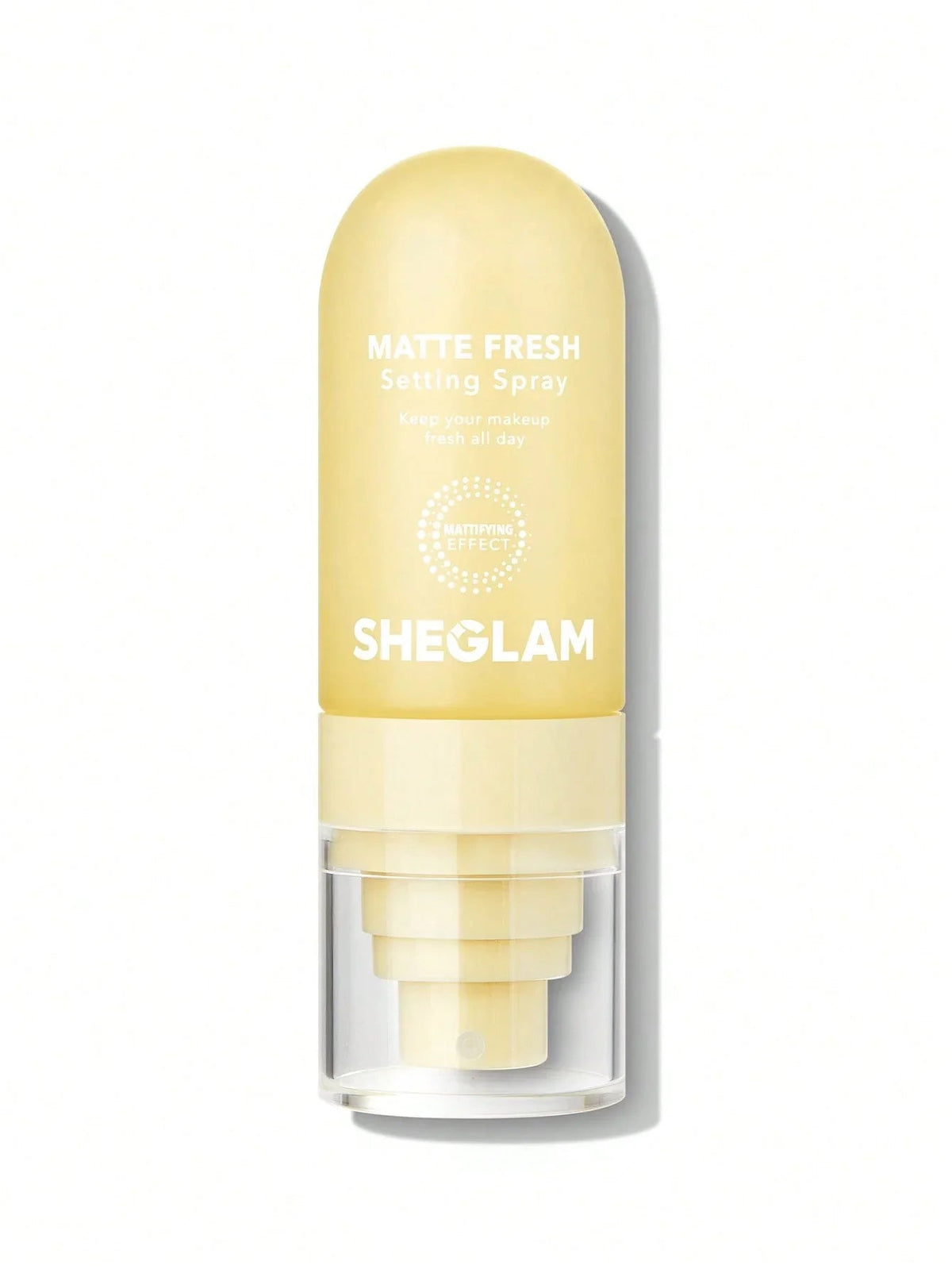 SHEGLAM Matte Fresh Setting Spray Ultra Matte Liquid-To-Powder Long Lasting Makeup YELLOW