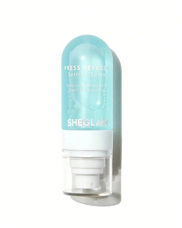 SHEGLAM Press Refresh Setting Spray Moisturizing Long Lasting Makeup Setting Spray Oil-GREEN