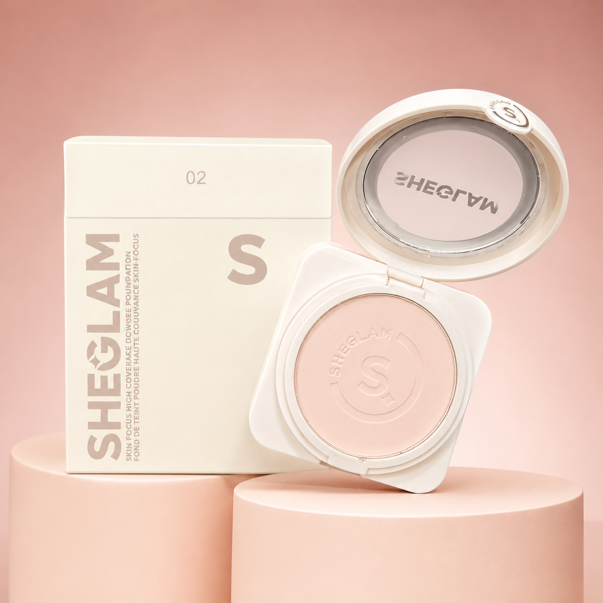 SHEGLAM SKIN-FOCUS HIGH COVERAGE POWDER