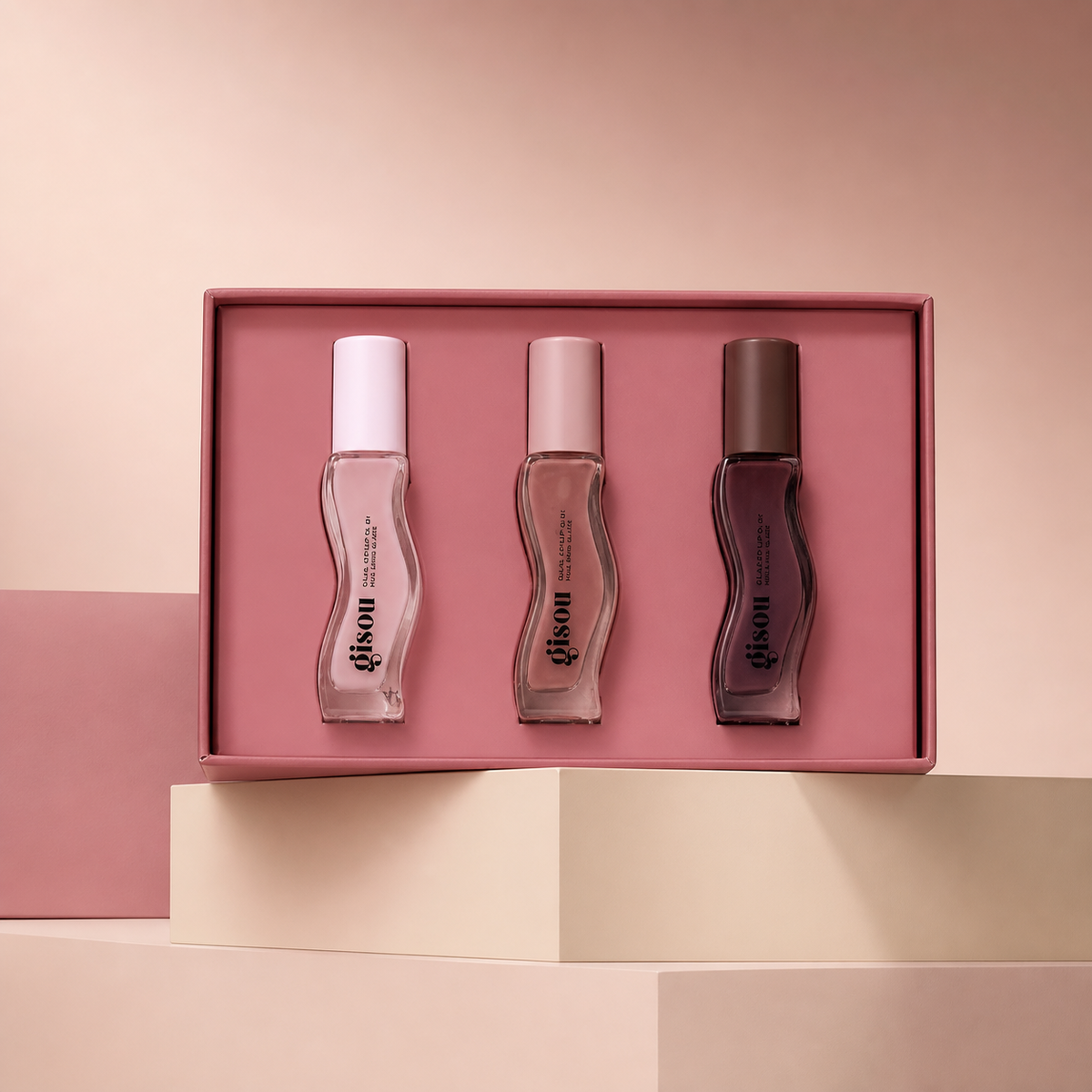 Gisou Glazed Lip Oil Trio