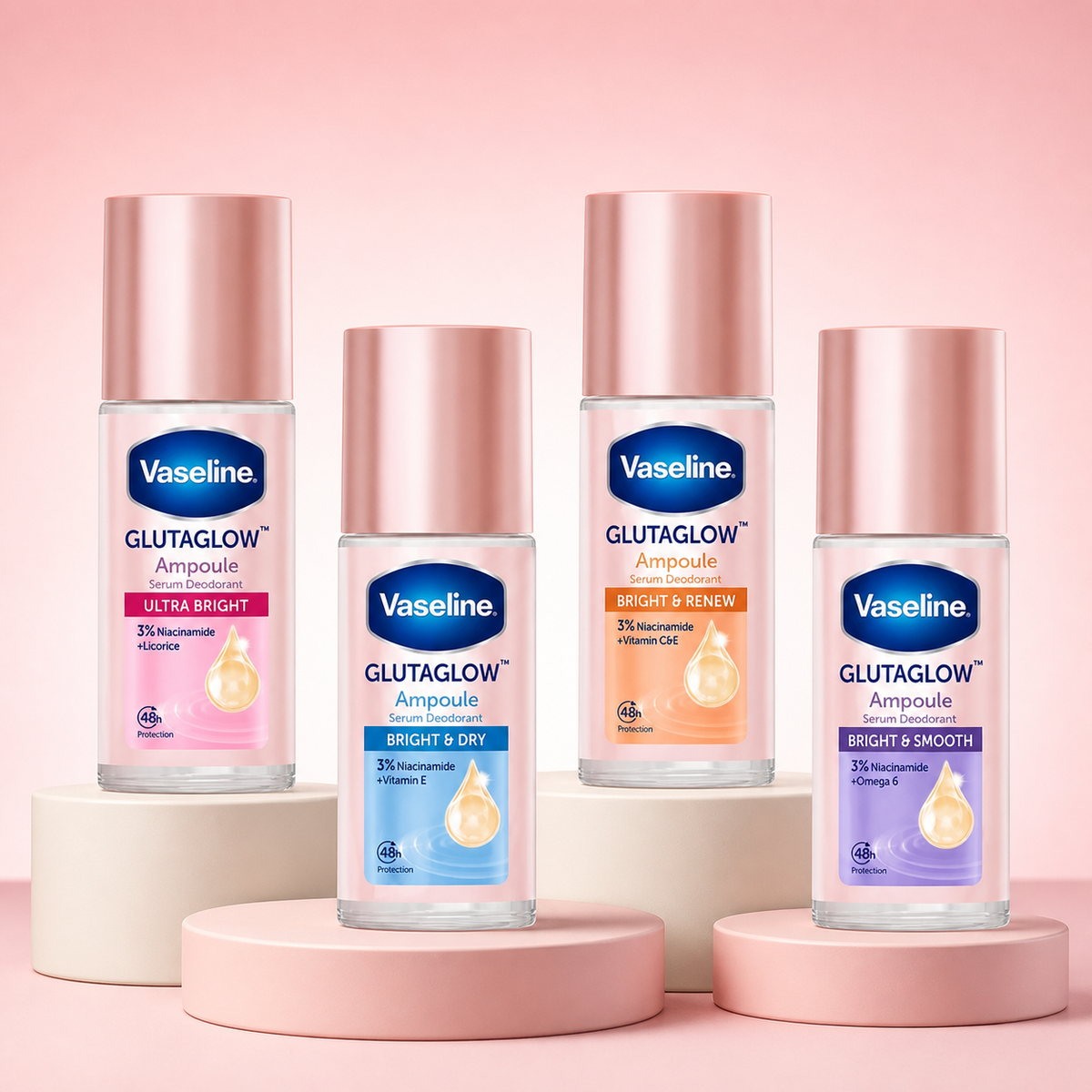 Vaseline Deodorant Roll On Ad Ultra Bright 45ml