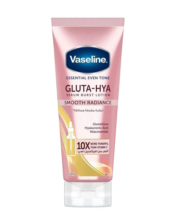 Vaseline Gluta-Hya Smooth Radiance Serum Burst Lotion - 200ML